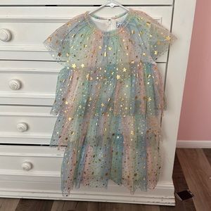 Lola + the Boys Size 9/10 Tiered Star Dress in Excellent Condition